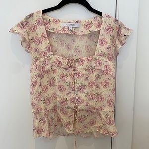 Intermix floral blouse size 4